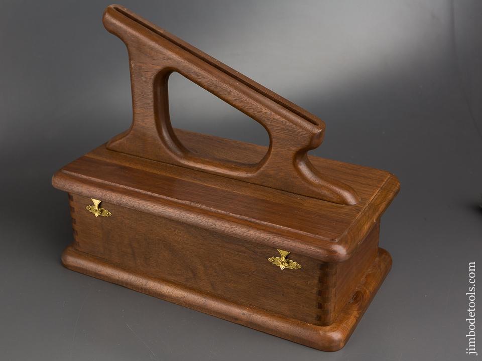 Wooden Plow Plane Stand with Box - 83808