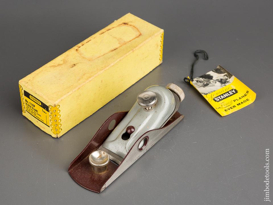 STANLEY No. 118P Block Plane MINT in Original Box - 83833R