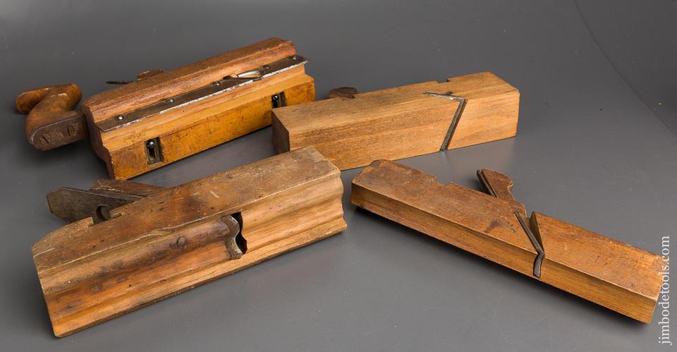 WORRALL Patent August 29, 1854 MULTIFORM MOULDING PLANE CO Plane with Four Bottoms and Handle - 83836R