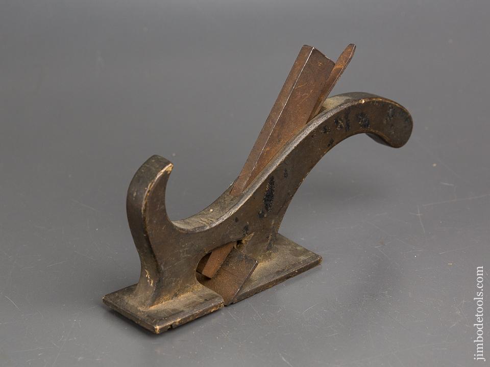 Brass tee Rabbet Plane with Steel Wedge - 83869R