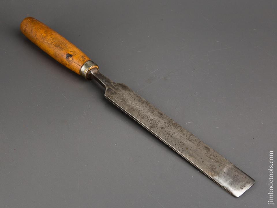 1 1/4 x 15 1/2 inch Boxwood Handled MARPLES No. 3 Sweep Gouge - 83885R