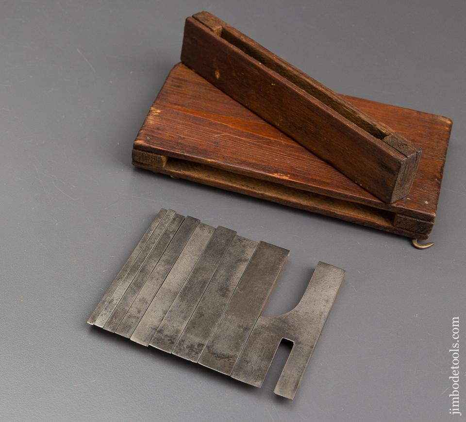 Kit with Nine MILLERS PATENT Cutters in Box to fit STANLEY MILLERS PATENT Planes No. 41, 42, 43, and 44 - 83901