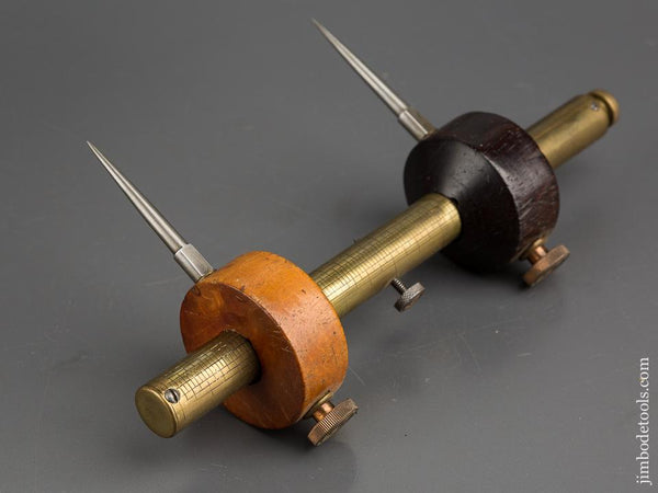9 1/2 inch KENNY's Patent Marking Gauge with 2 1/2 inch Trammel Points EXTRA FINE! - 83921U
