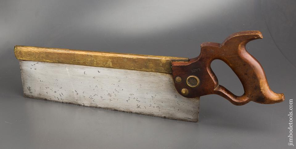 13 point 14 inch Rip DISSTON Brass Back Tenon Saw - 83923