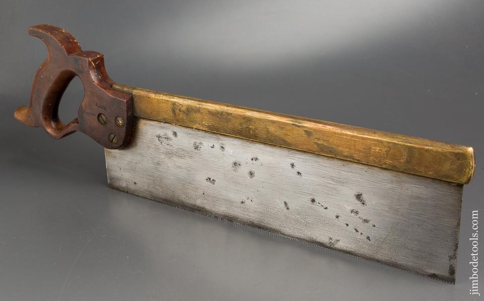 13 point 14 inch Rip DISSTON Brass Back Tenon Saw - 83923