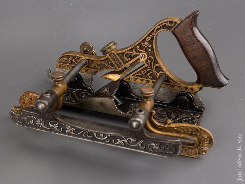 Beautiful Bronze MILLERs Patent STANLEY No. 42 Plow Plane Type 5 circa 1877-1882 - 83939
