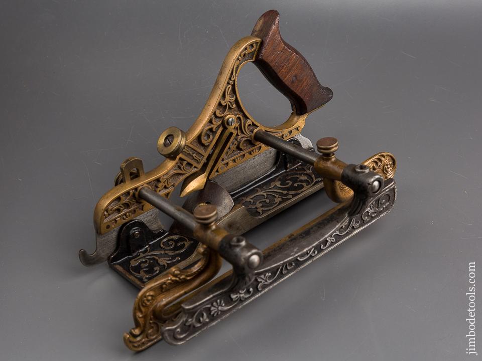 Beautiful Bronze MILLERs Patent STANLEY No. 42 Plow Plane Type 5 circa 1877-1882 - 83939