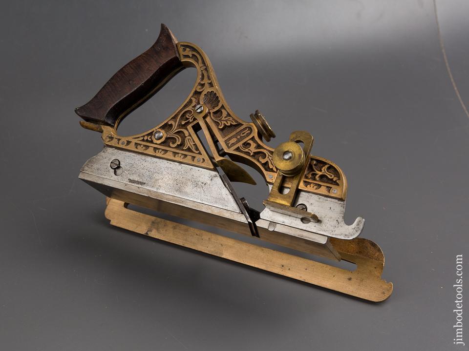 Beautiful Bronze MILLERs Patent STANLEY No. 42 Plow Plane Type 5 circa 1877-1882 - 83939