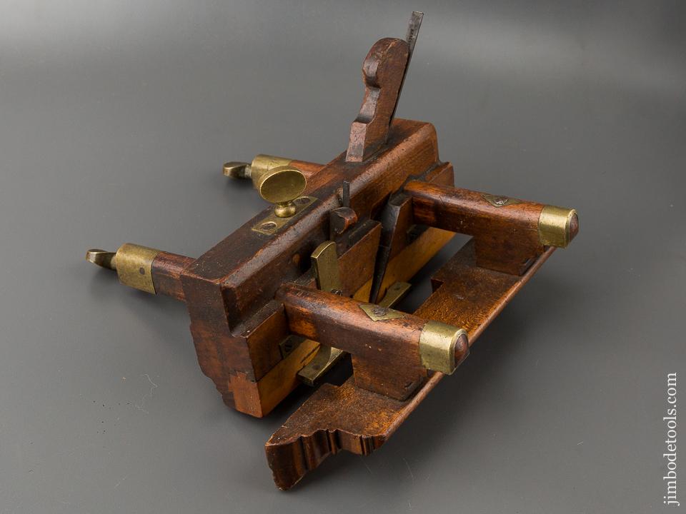 Rare! MOSELEY Sash Filletster Plane with Threaded Steel Rods Hidden Inside Arms! - 83940U