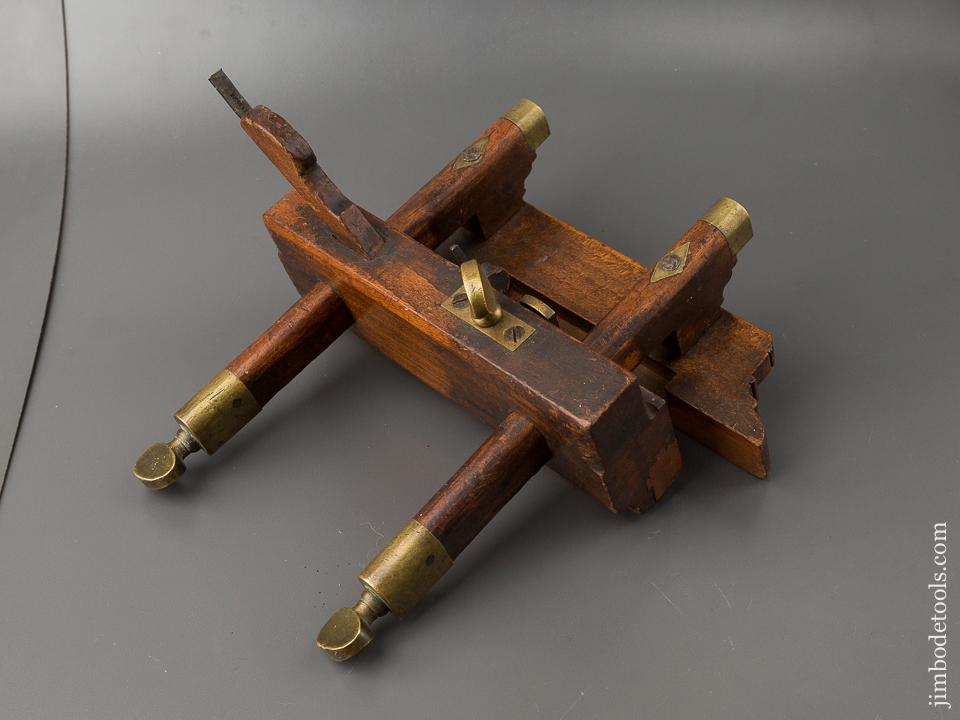 Rare! MOSELEY Sash Filletster Plane with Threaded Steel Rods Hidden Inside Arms! - 83940U