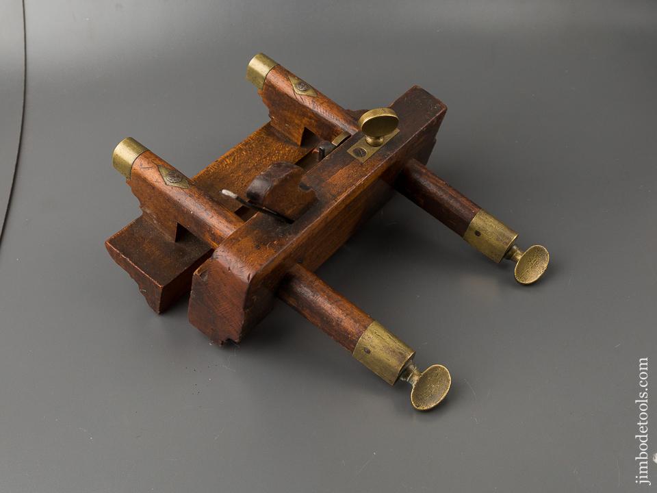 Rare! MOSELEY Sash Filletster Plane with Threaded Steel Rods Hidden Inside Arms! - 83940U