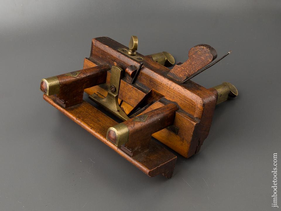 Rare! MOSELEY Sash Filletster Plane with Threaded Steel Rods Hidden Inside Arms! - 83940U
