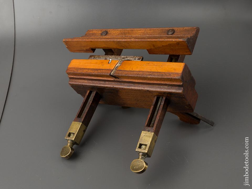 Rare! MOSELEY Sash Filletster Plane with Threaded Steel Rods Hidden Inside Arms! - 83940U