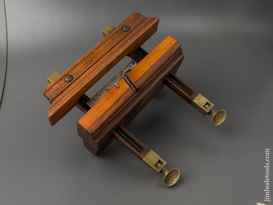 Rare! MOSELEY Sash Filletster Plane with Threaded Steel Rods Hidden Inside Arms! - 83940U