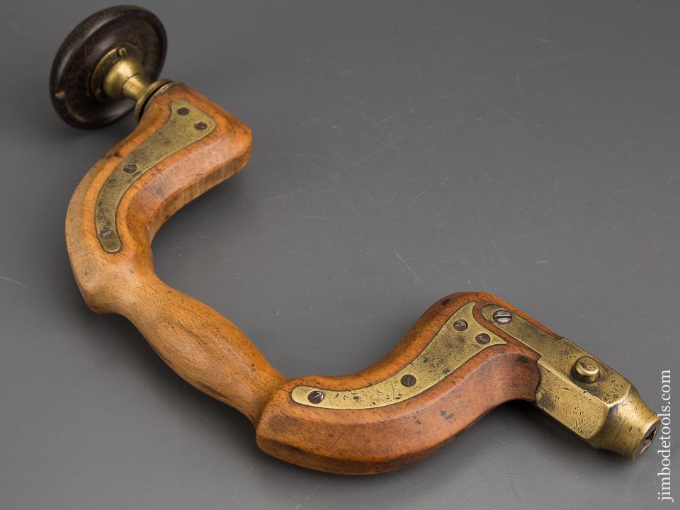 JAMES BEE Button Pad Sheffield Plated Brace - 83959