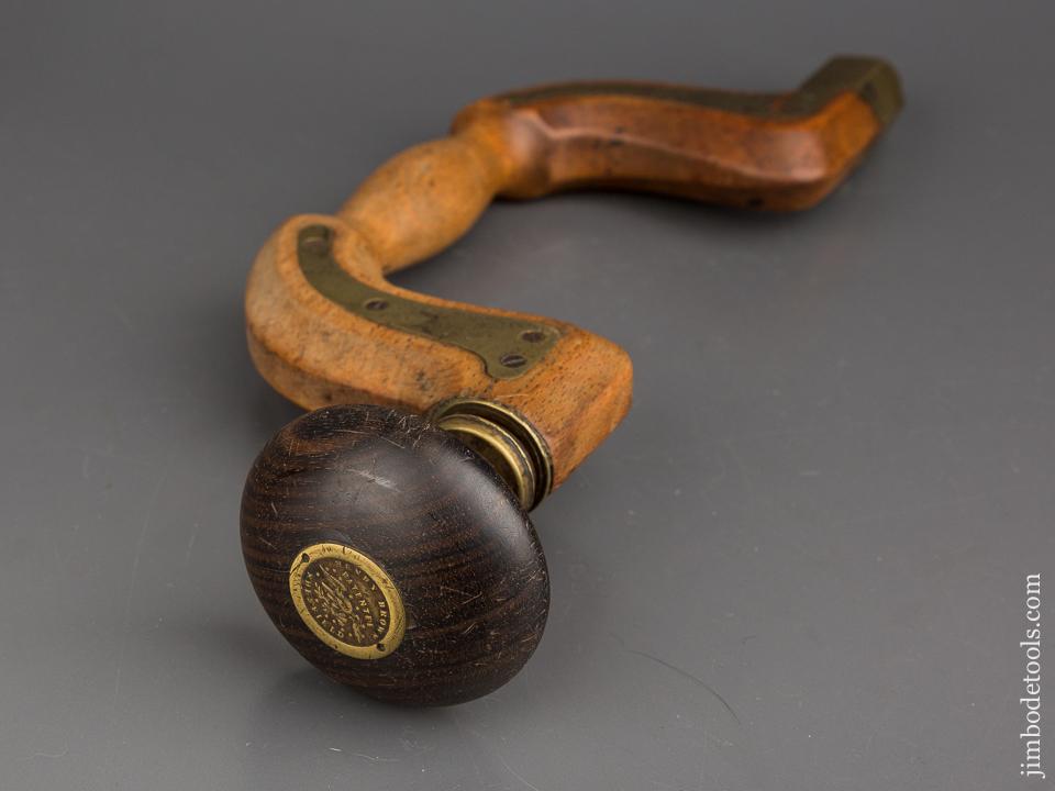 JAMES BEE Button Pad Sheffield Plated Brace - 83959