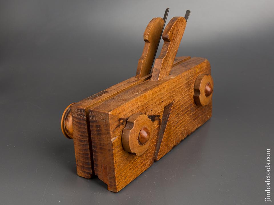 E.W. CARPENTER LANCASTER PA Double Sash Molding Plane circa 1813-56 FINE - 83962