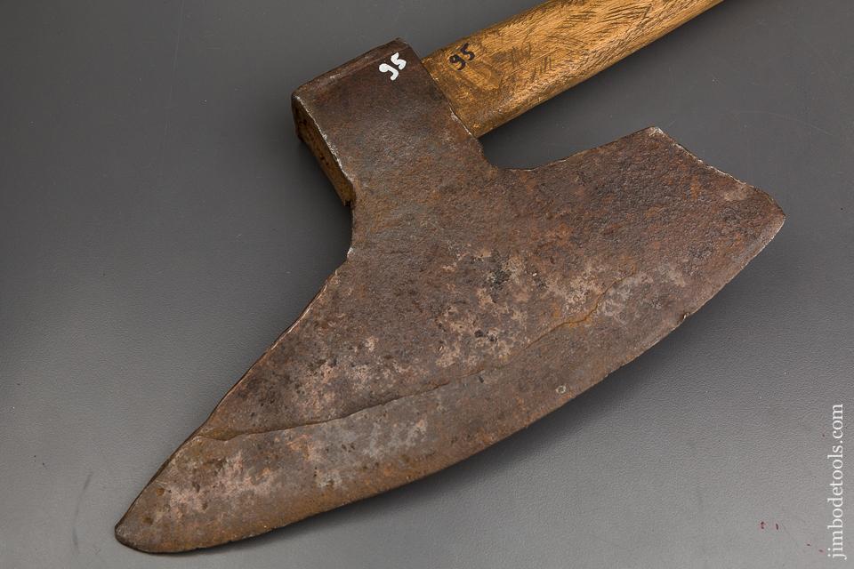 Early Decorated Offset Goose Wing Axe - 83966