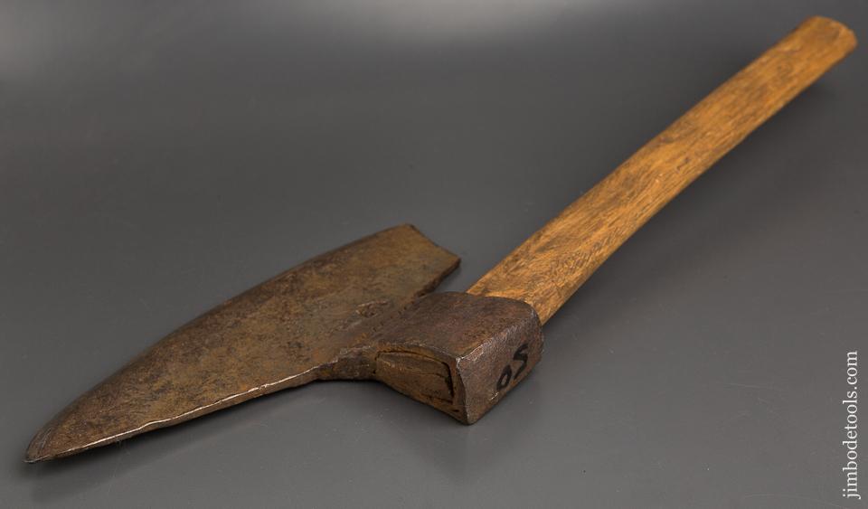 Early Decorated Offset Goose Wing Axe - 83966