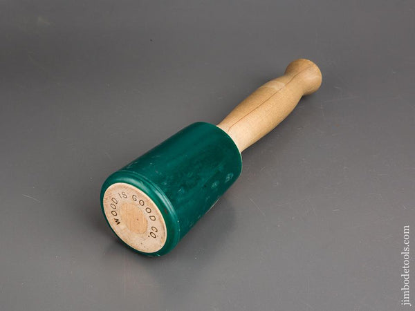 2 3/4 x 10 1/2 inch WOOD IS GOOD CO MA-18 Hard Rubber Carving Mallet - 83991