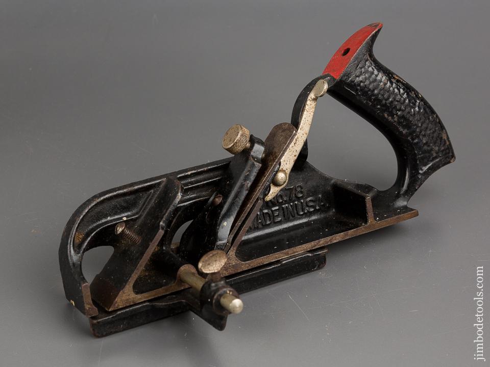 STANLEY No. 78 Duplex, Rabbet, and Filletster Plane - 84007