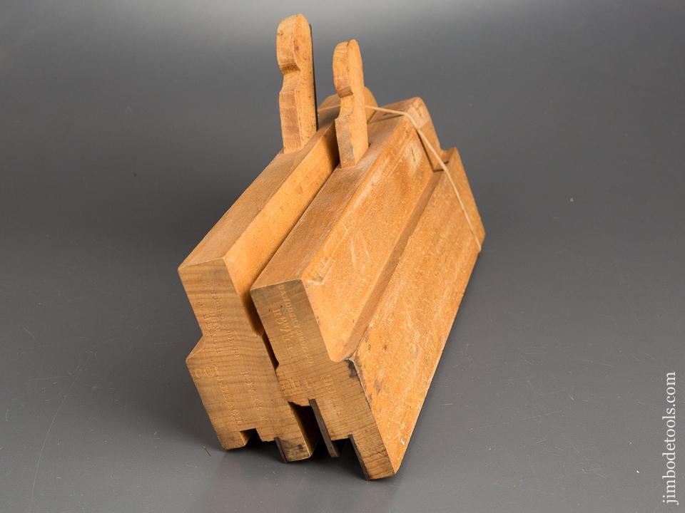 3/4 inch Pair of SANDUSKY Tongue & Groove Planes circa 1869-1925 NEAR MINT - 84024