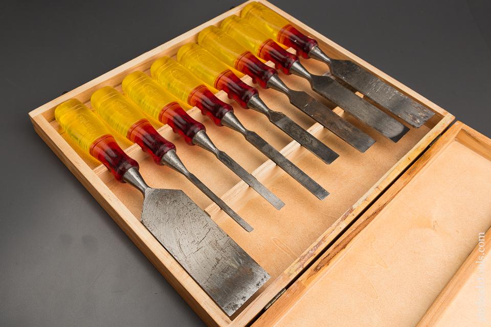 Set of Eight IRWIN MARPLES Chisels in Original Wooden Box - 84026