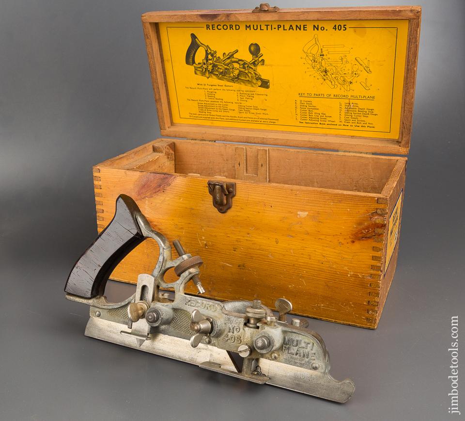 RECORD No. 405 Multi-Plane Plane 100% COMPLETE in Original Box - 84027