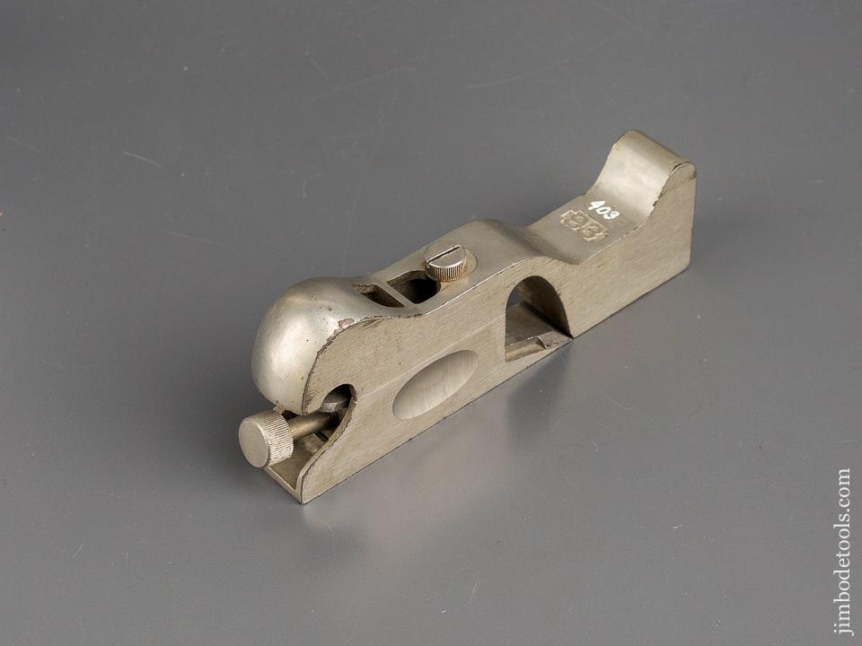 Early USA Model STANLEY No. 93 Cabinet Maker's Rabbet Plane with Patent Date on Iron - 84042