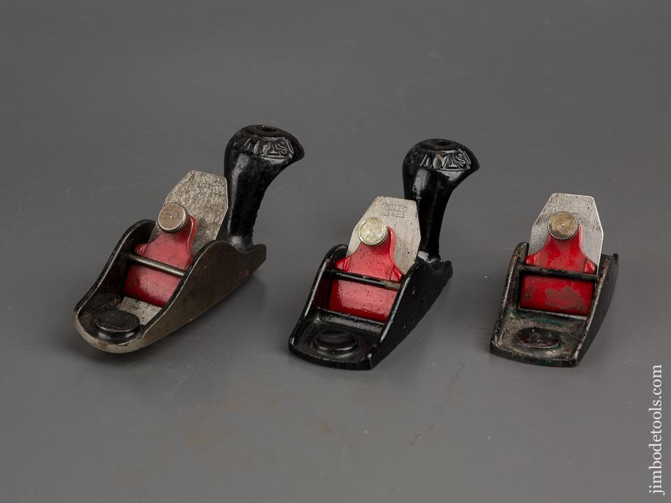 STANLEY No. 100, 100 1/2, and 101 Block Planes EXTRA FINE - 84049