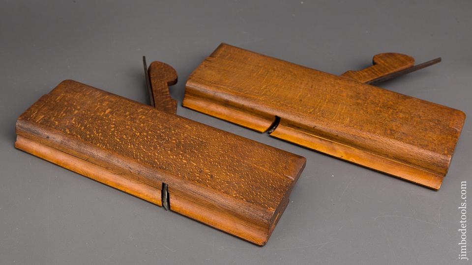 Pair of W. WATKINS BRADFORD Snipe Bill Moulding Planes circa 1845-75 EXTRA FINE - 84051