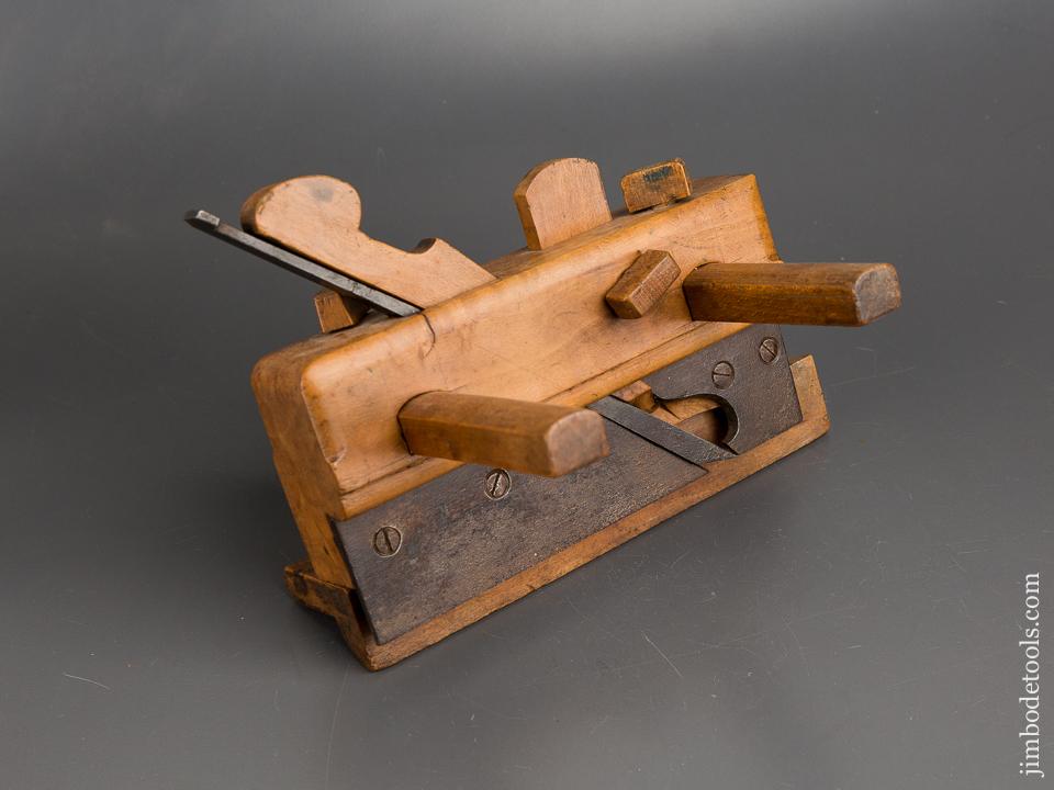 Unusual Small Applewood Plow Plane EXTRA FINE - 84055