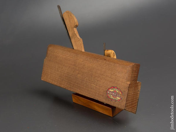 Unusual 7 1/2 inch Dovetail Plane by A. MATHIESON & SON GLASGOW with Decal - 84059