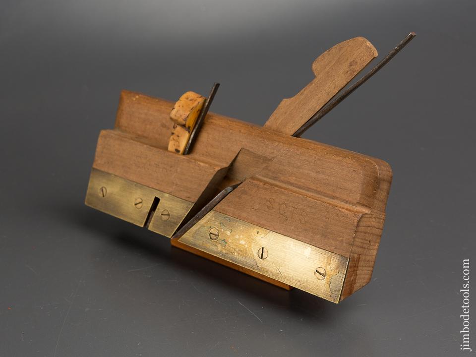 Unusual 7 1/2 inch Dovetail Plane by A. MATHIESON & SON GLASGOW with Decal - 84059