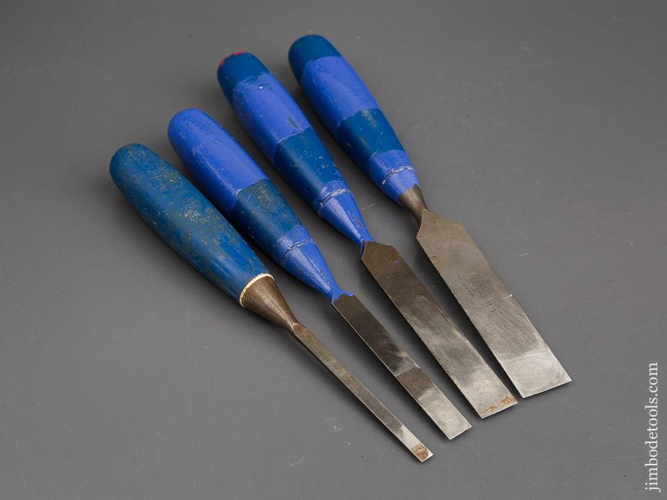 Set of Four MARPLES Blue Chip Chisels - 84070 – Jim Bode Tools