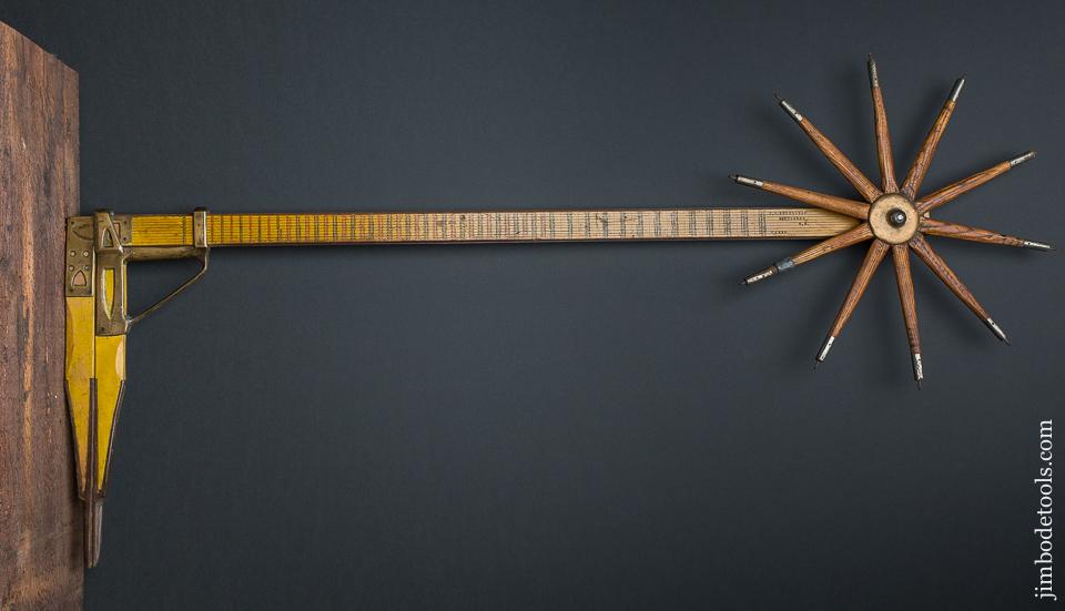 Exceptionally Fine! F.M. GREENLEAF Log Caliper with Grover Wheel - 84096