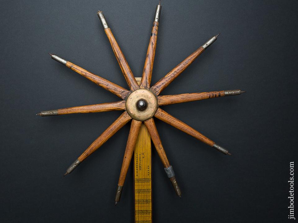 Exceptionally Fine! F.M. GREENLEAF Log Caliper with Grover Wheel - 84096