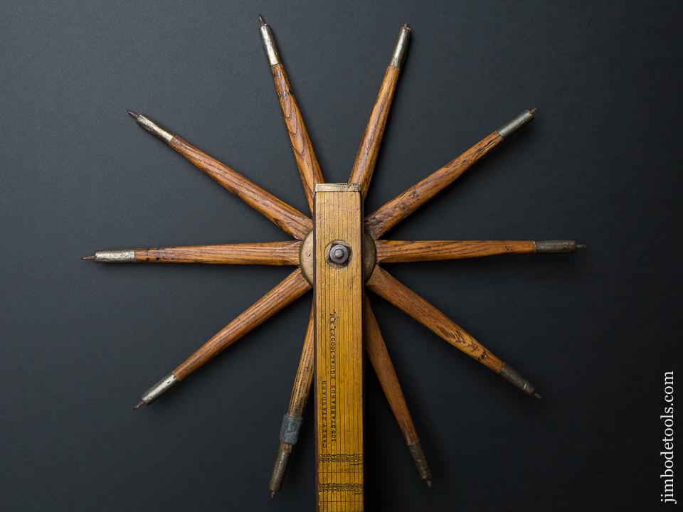 Exceptionally Fine! F.M. GREENLEAF Log Caliper with Grover Wheel - 84096