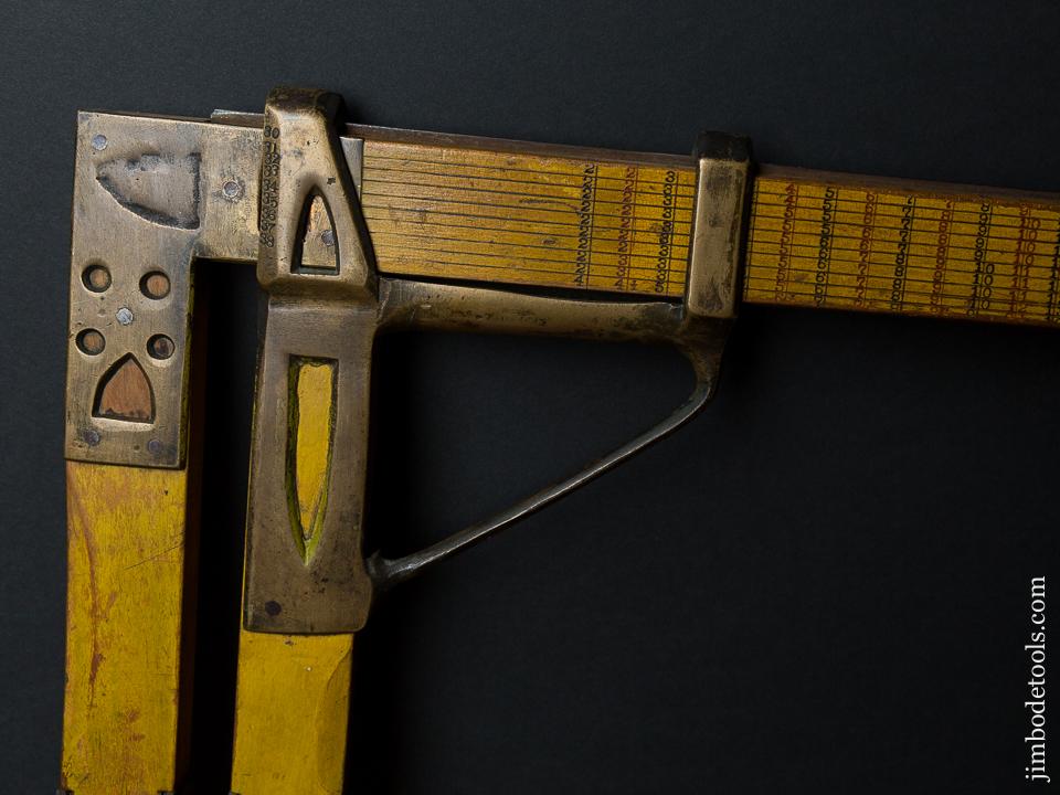 Exceptionally Fine! F.M. GREENLEAF Log Caliper with Grover Wheel - 84096