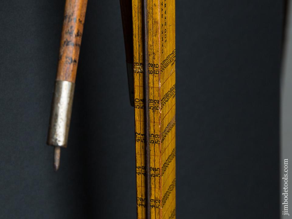 Exceptionally Fine! F.M. GREENLEAF Log Caliper with Grover Wheel - 84096