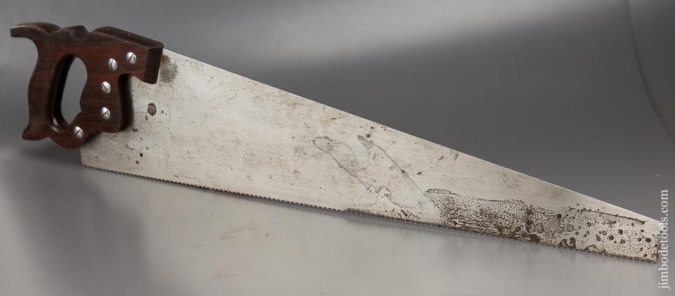 Sticky! 10 point 26 inch Crosscut DISSTON D23 Hand Saw with ROSEWOOD Handle - 84112