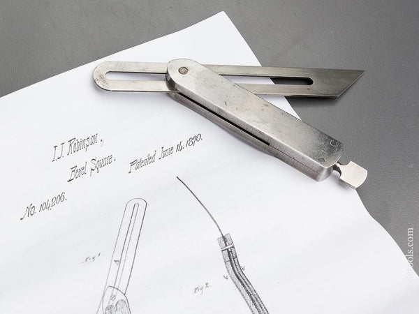 FINE Six inch ST. JOHNSBURY Bevel Gauge - 84141