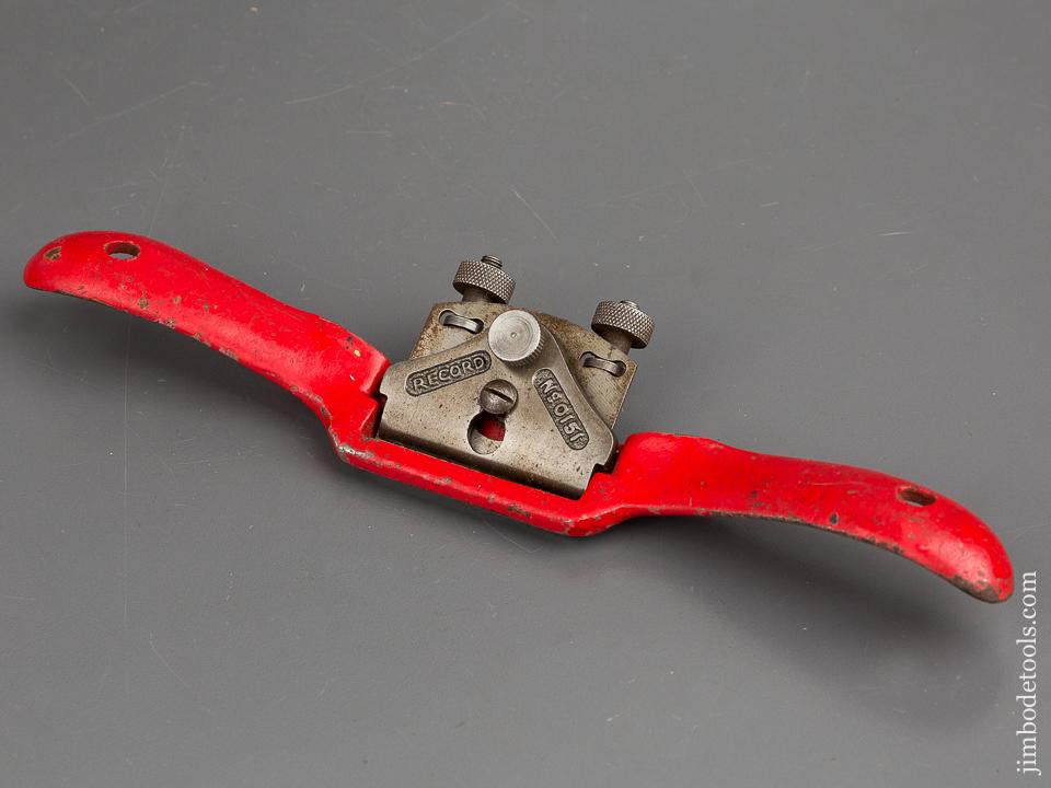 RECORD No. 0151 Flat Bottom Adjustable Spoke Shave - 84154