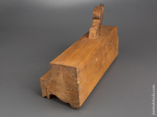 Monster! 3 1/8 inch Wide L. CASE WATERTOWN NY Crispy Complex Molding Plane circa 1850-55 EXTRA FINE - 84165