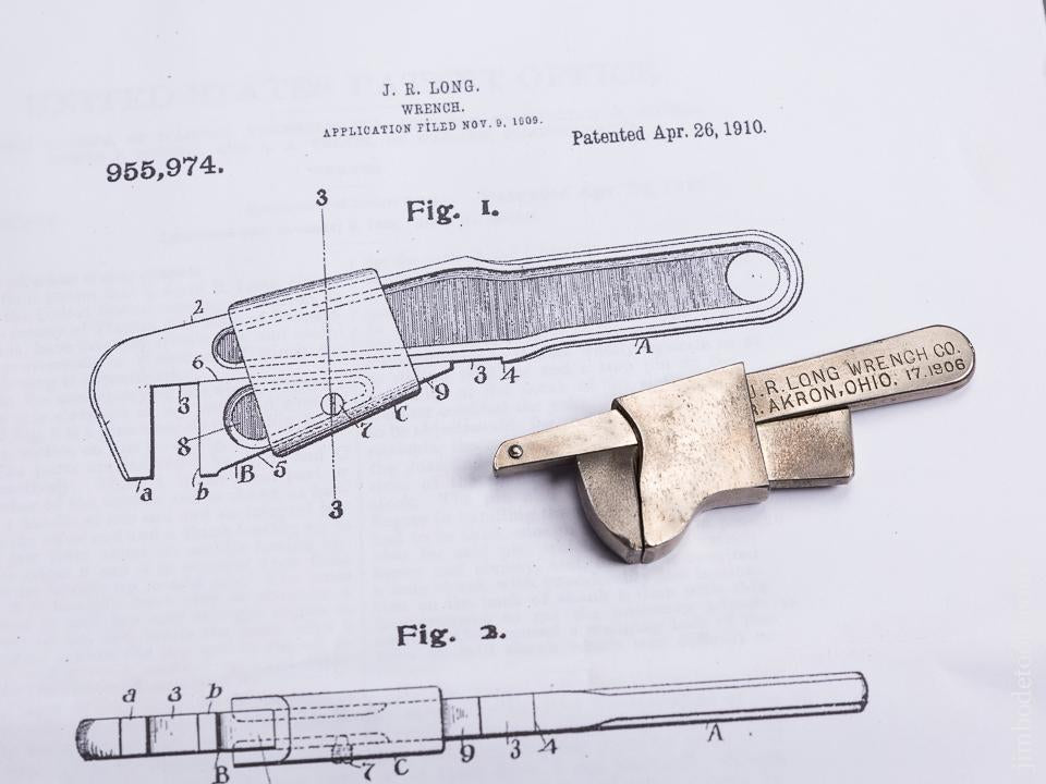 3 1/4 inch LONG Patent Adjustable Wrench - 84171