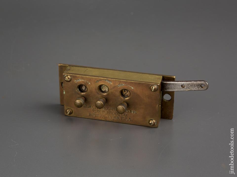 ELM CITY COUNTER Patent 1881 Brass Counter by J. ROOT CO BRISTOL CONN USA - 84175