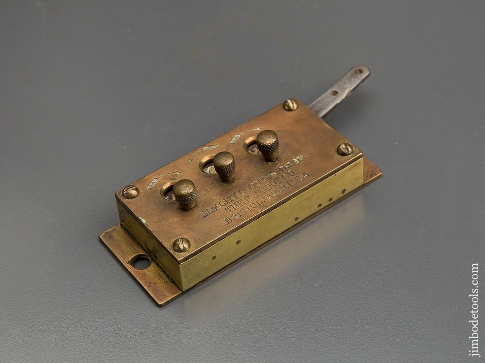 ELM CITY COUNTER Patent 1881 Brass Counter by J. ROOT CO BRISTOL CONN USA - 84175