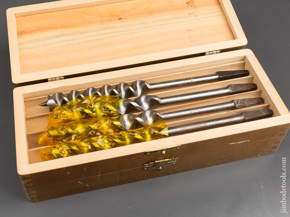 MINTY! Complete Set of 13 RUSSELL JENNINGS Auger Bits in Original 3 Tiered Box - 84177
