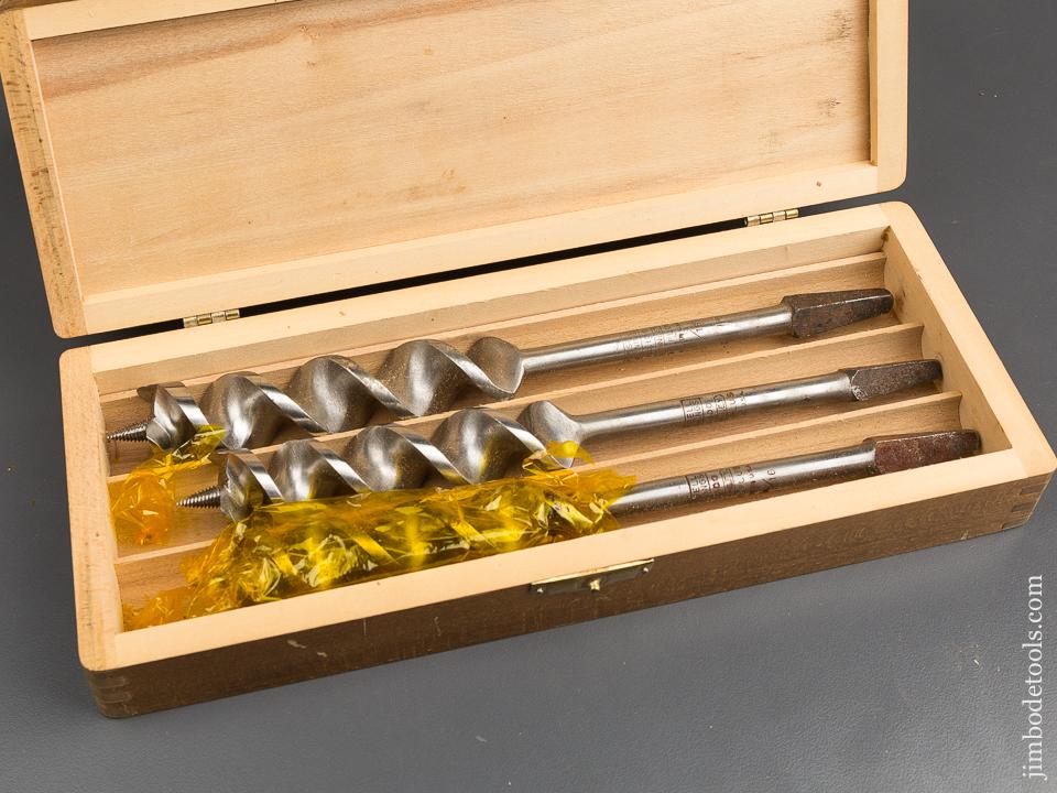 MINTY! Complete Set of 13 RUSSELL JENNINGS Auger Bits in Original 3 Tiered Box - 84177
