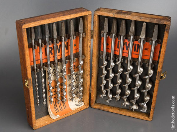 Complete Set of IRWIN Auger Bits in Original Box - 84196